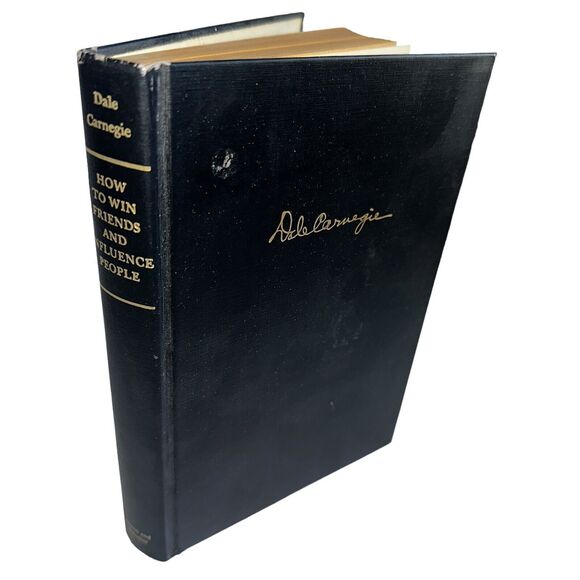 How To Win Friends And Influence People Dale Carnegie Vintage Coffee Table Book - Picture 2 of 16